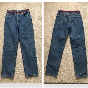 TOMMY HILFIGER  High Rise Mom Jeans Spell Out VINTAGE